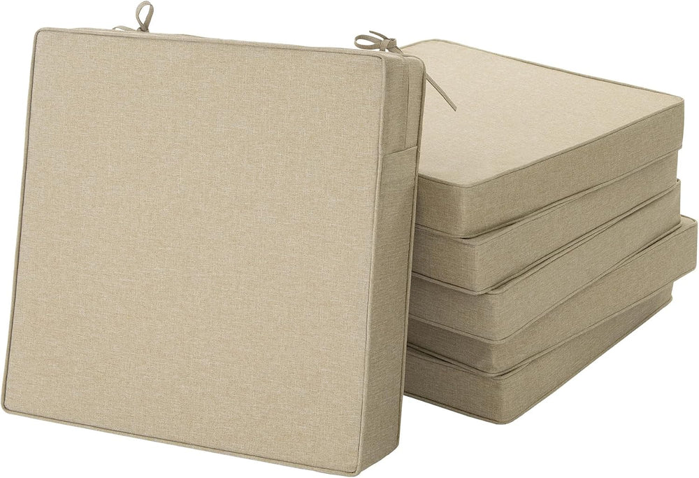 Outdoor Chair Cushions, Water-Resistant & Fade-Resistant, Patio Furniture...