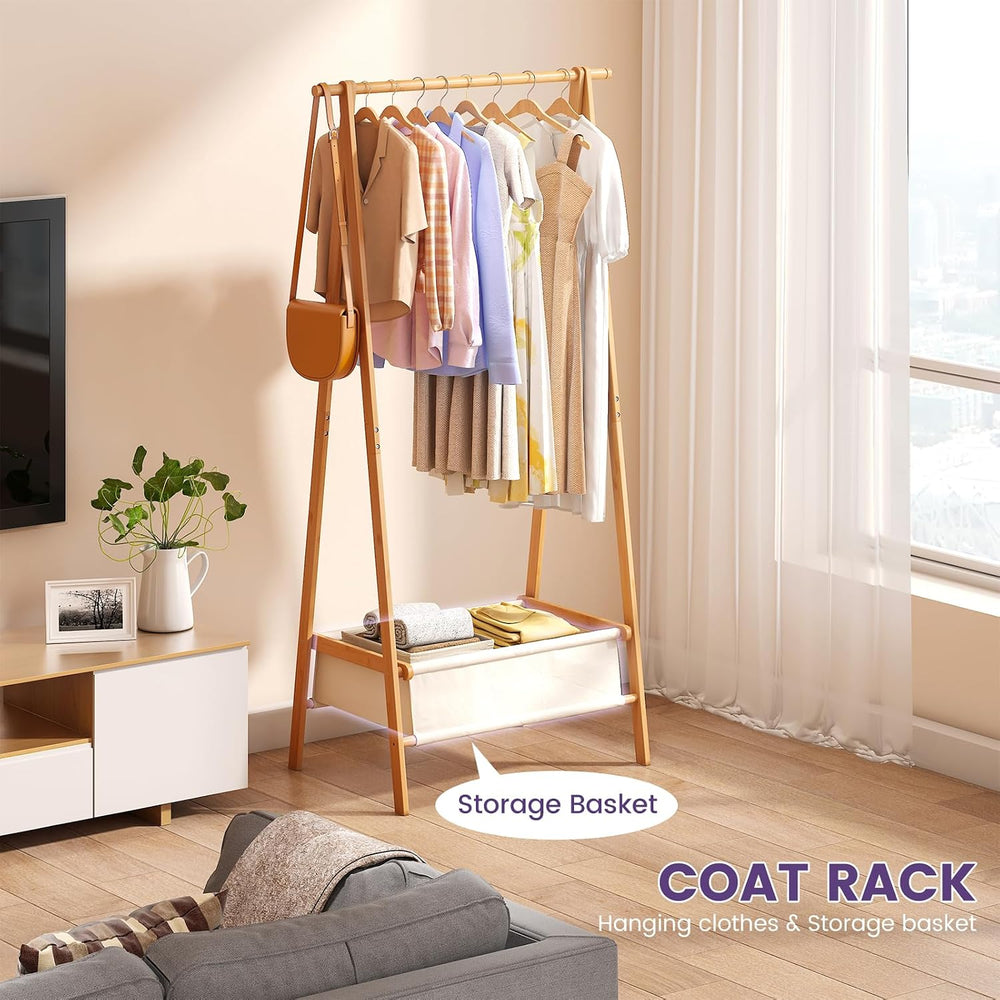 Clothing Rack, Coat Rack Freestanding for Hanging Clothes, Dress up Rack with...