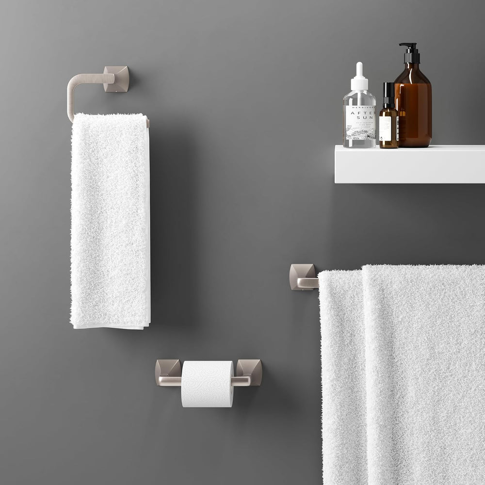 Pfister Bruxie Bath Towel Bar for Bathroom, 24-Inch, Wall-Mounted, Screw-in, ...