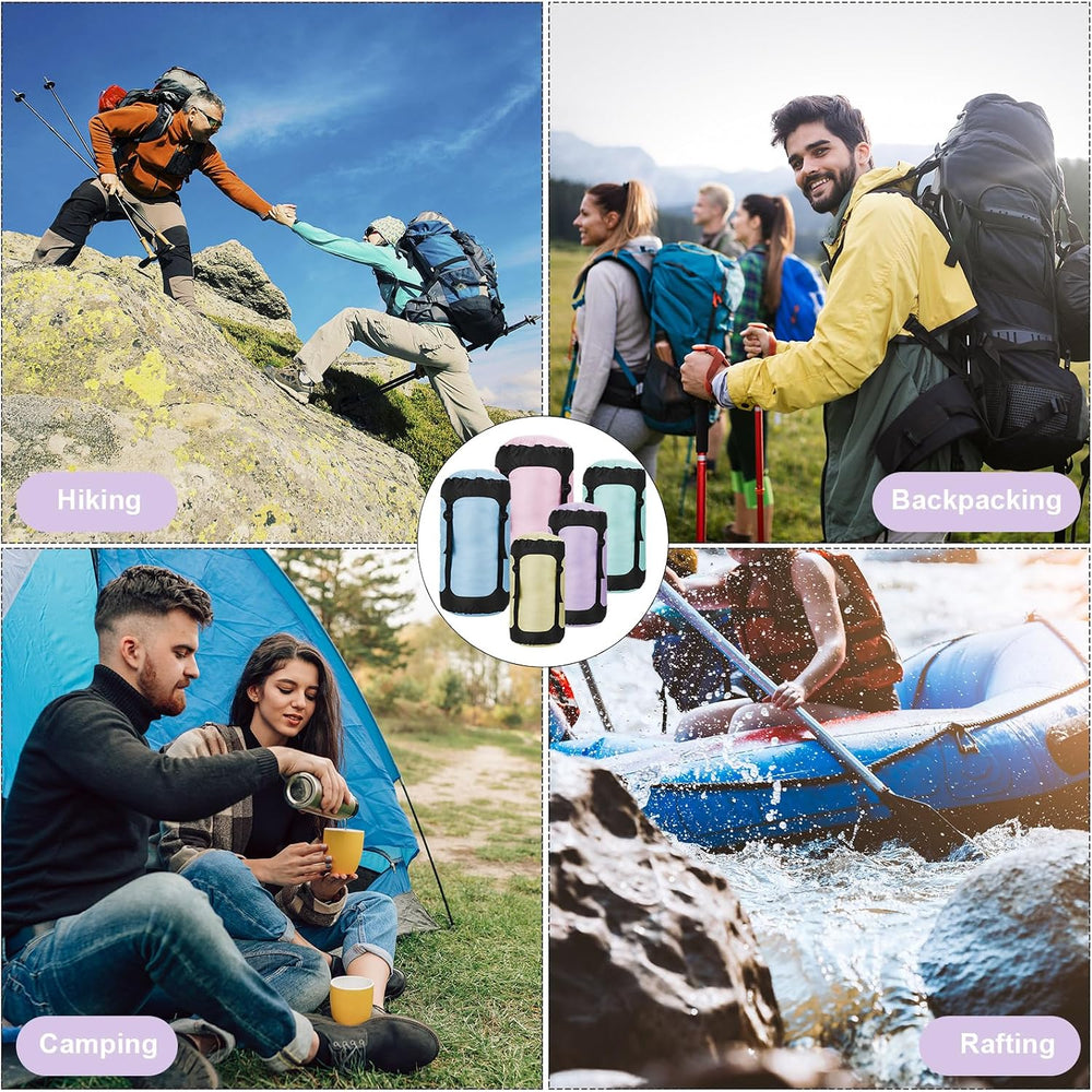 5 Pcs Compression Stuff Sacks for Backpacking