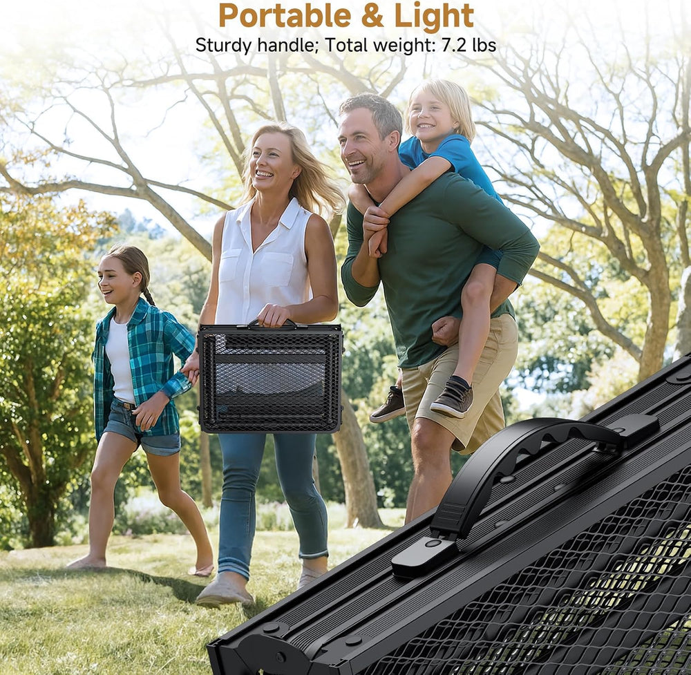 Folding Camping Table, 34.2"x15.7" Picnic Table, 3 Adjust Height