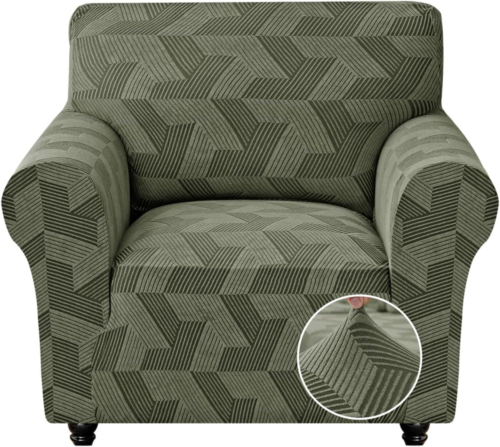 JIVINER Stretch Chair Covers, 1 Piece Couch Covers for Living Room, Non Slip ...