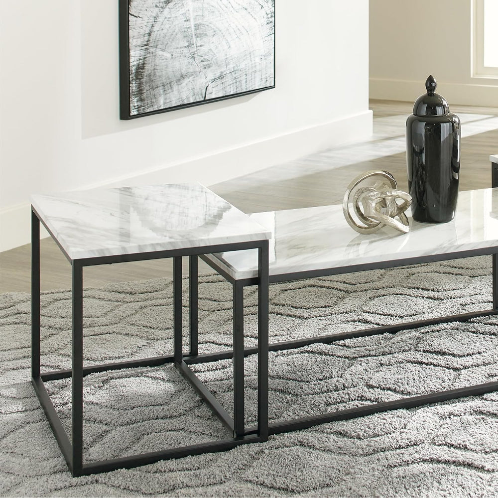 Signature Design by Ashley Donnesta 3 Piece Nesting Coffee Table Set