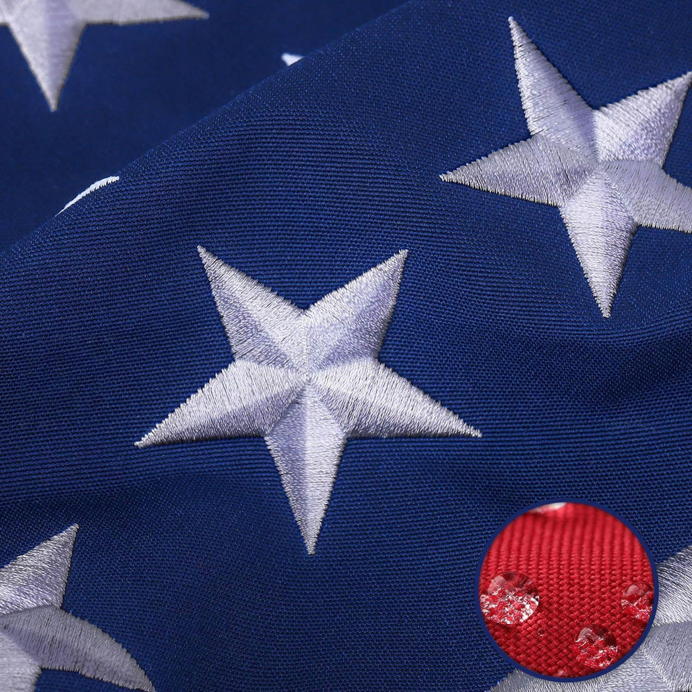 American Flag for Outside 4x6 Ft Upgraded Thickened Spun Polyester Series Fad...