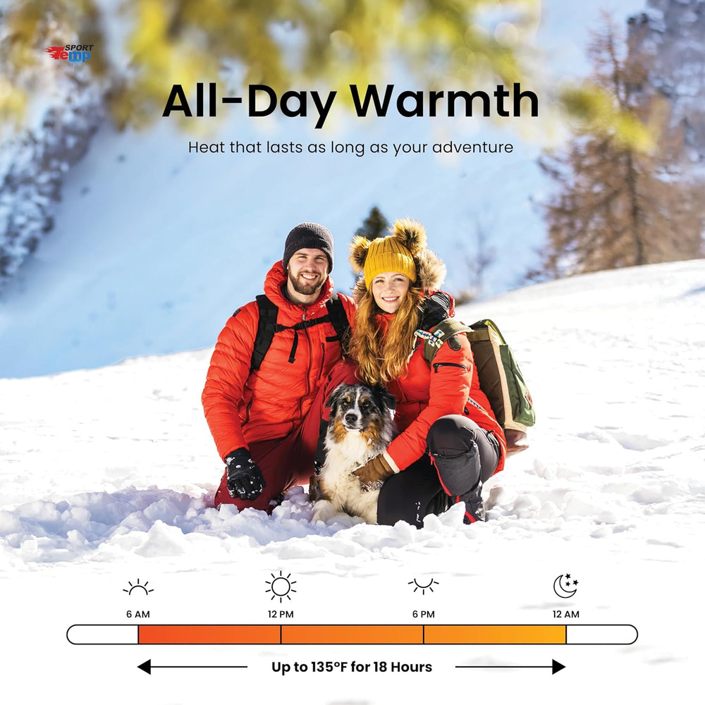 Large Hand & Body Warmers - Up to 18 Hours of Heat, Super Long Lasting - ...