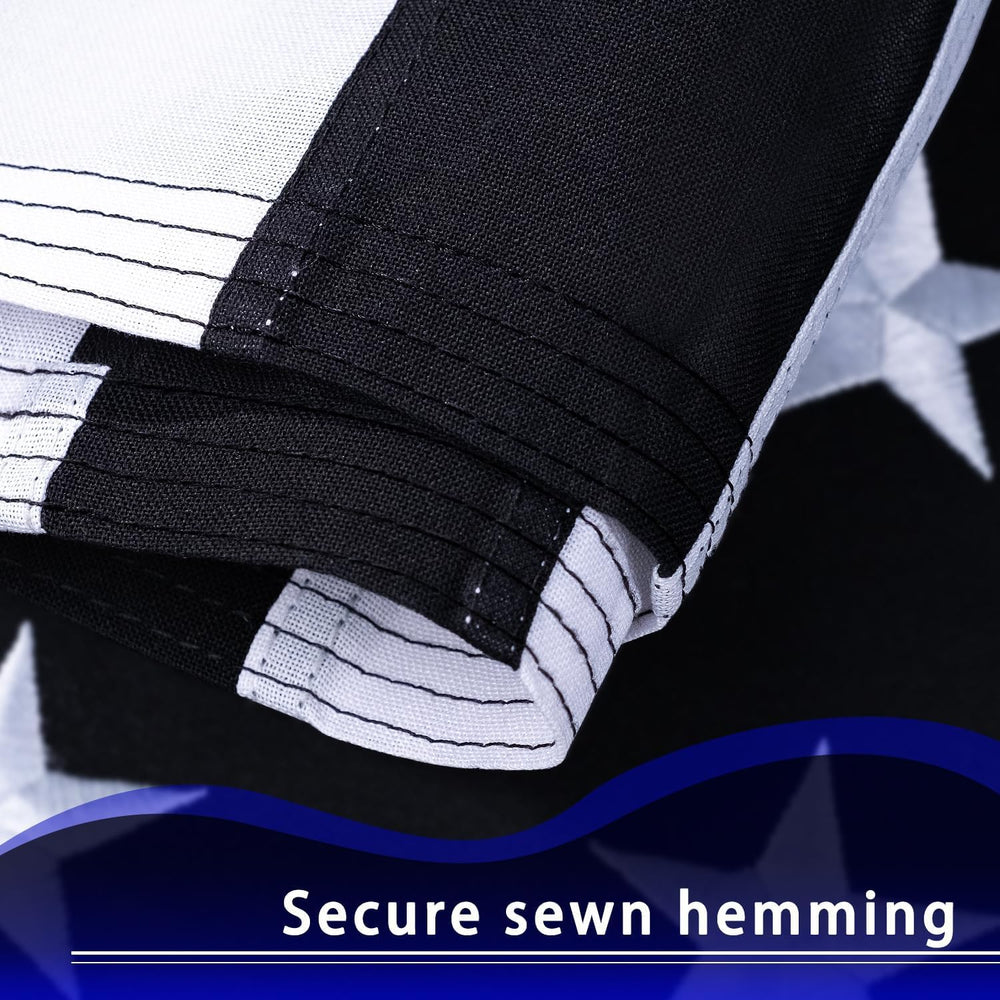 Thin Blue Line Flag 4x6 ft Deluxe Super Tough Series, Heavy Duty Spun Polyest...