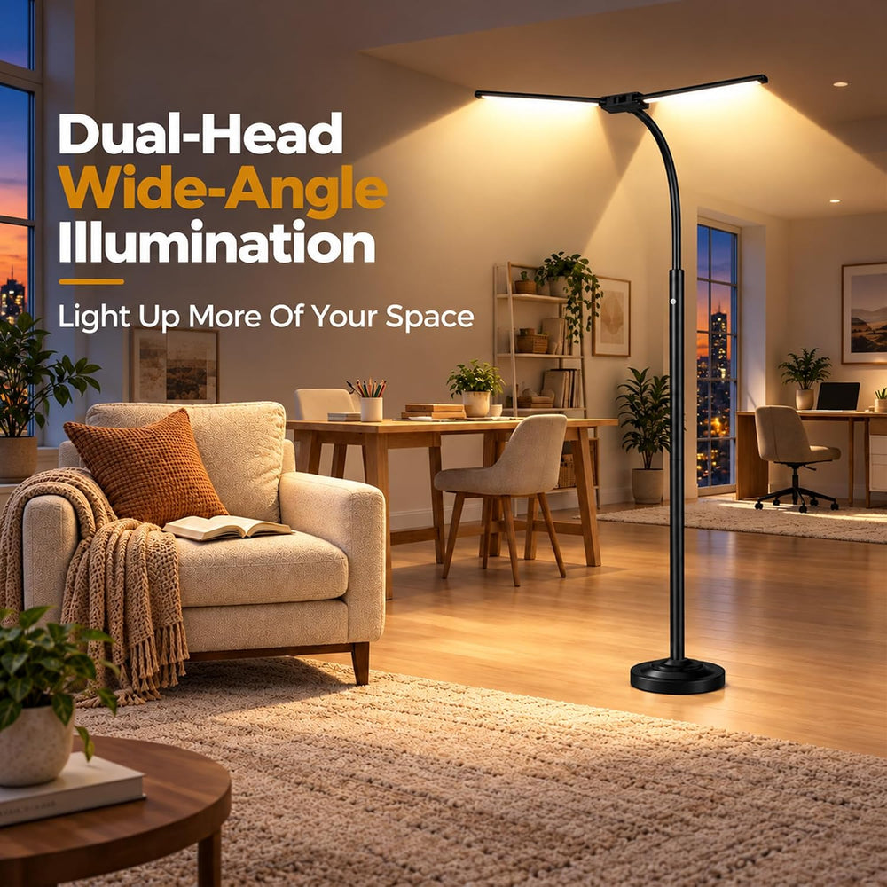 Cordless Floor Lamp Rechargeable 15W LED Floor Lamp with 7800mAh Battery