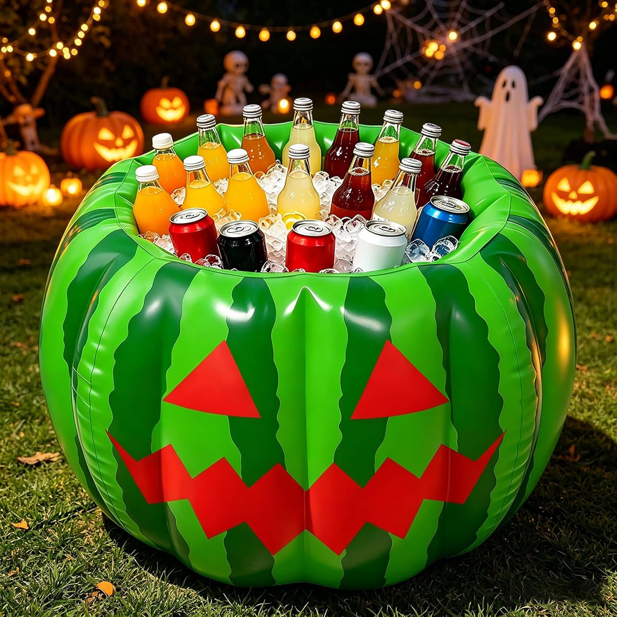 Cosweet Halloween Watermelon Ice Bucket for Party Supplies Drinks, 30"x20"