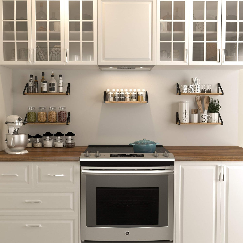 Wallniture Ponza 17'' x 4.5'' Floating Wall Shelf Bathroom, S...