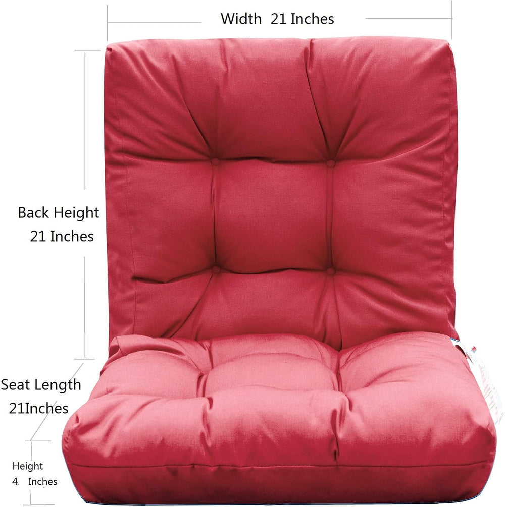 QILLOWAY Outdoor Chair Cushion for Patio Furniture, Waterproof Patio Cushions...