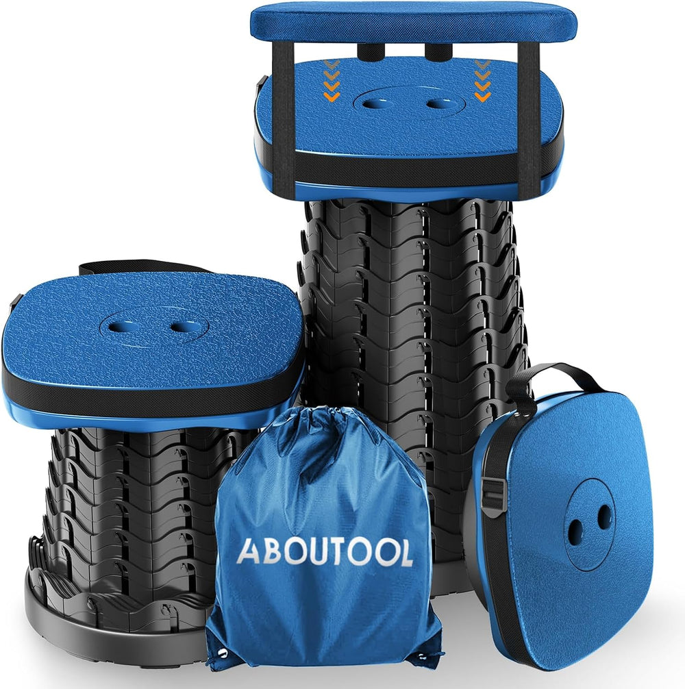 aboutool Collapsible Stool with Soft Removable Cushion & Waterproof Carry...