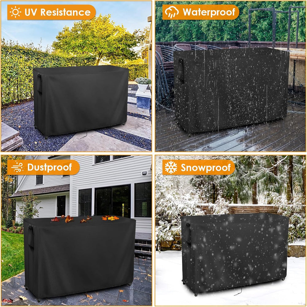 Kingling Outdoor Table Cover for Bar Height Table 73''L x 32''...