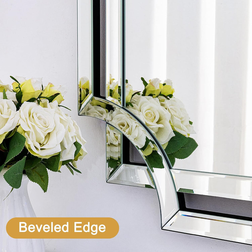 Chende 36"x47" Large Mirror for Wall, Elegant Rectangular Decorativ...