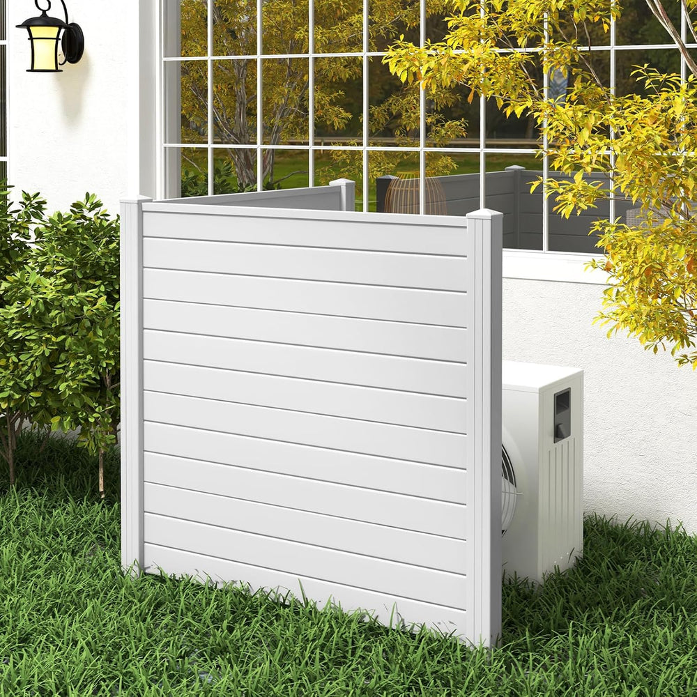 GIANTEX No-Dig Air Conditioner Fence, 4 Panels, 48''W x 48''H...