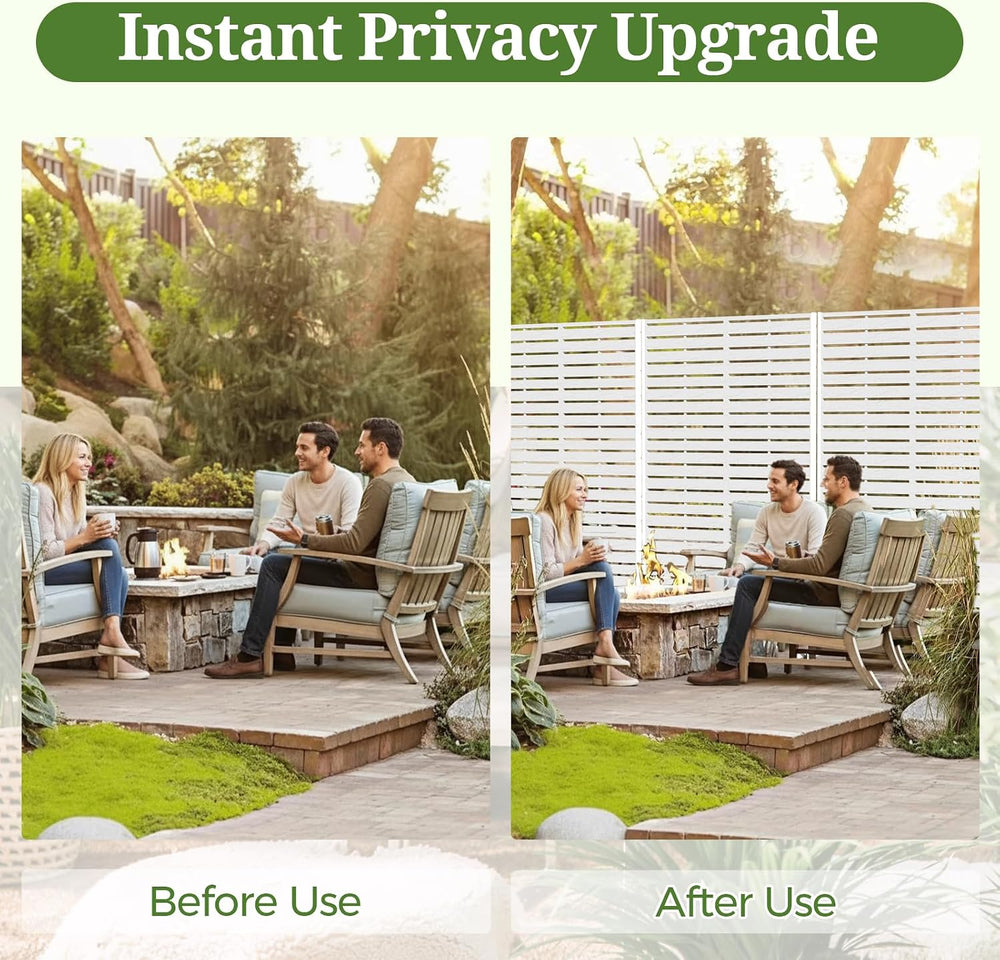 60" Privacy Screen Outdoor Privacy Fence Panel for Patio