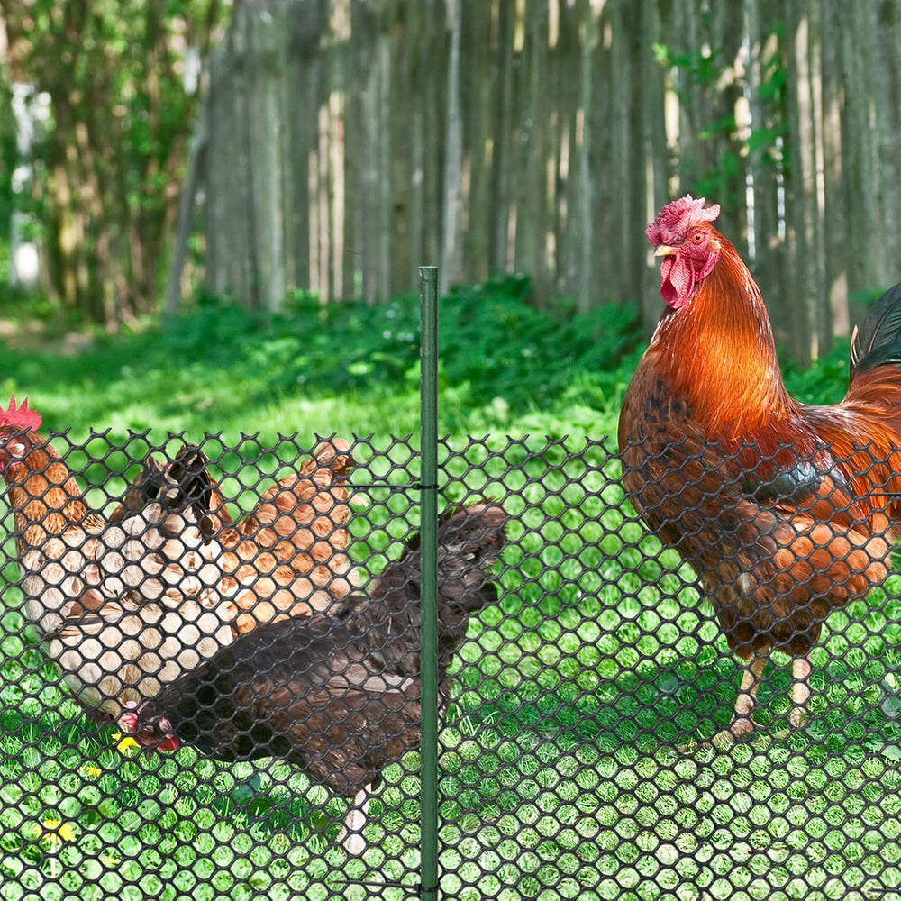 Marsui Animal Barrier Fence 12in x 33ft No Dig Garden Fence Mesh Fencing with...