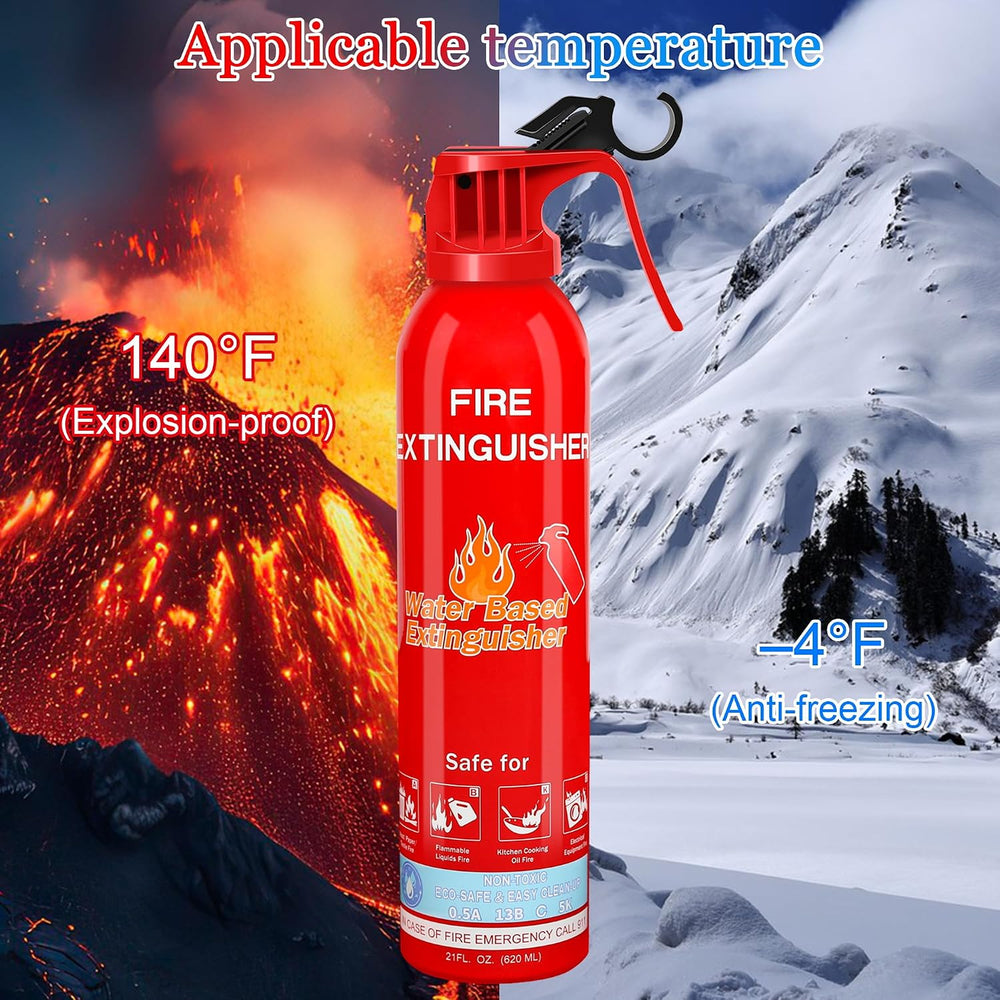 6 Pack Fire Extinguishers for Home with Mount