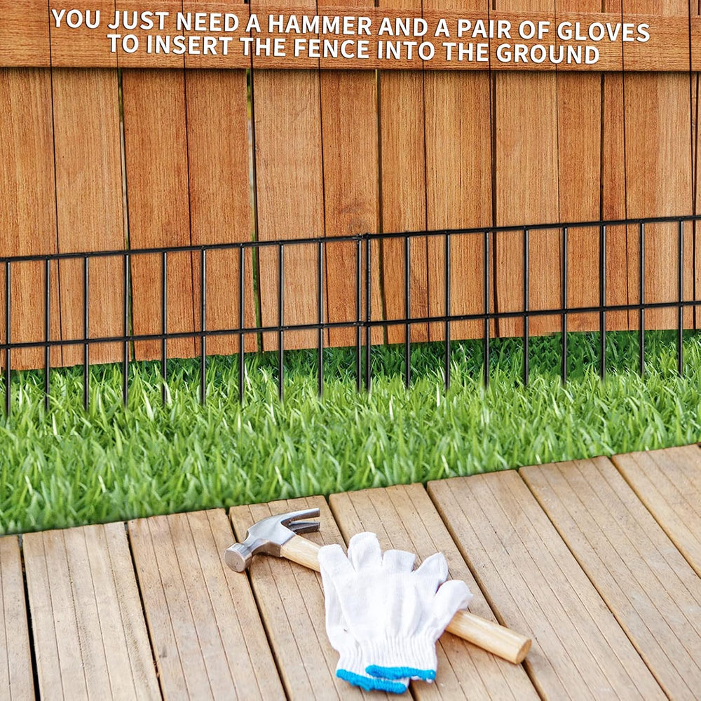 Adavin Small/Medium Animal Barrier Fence,15 Pack 24 in(L)X 15 in(H) Undergrou...