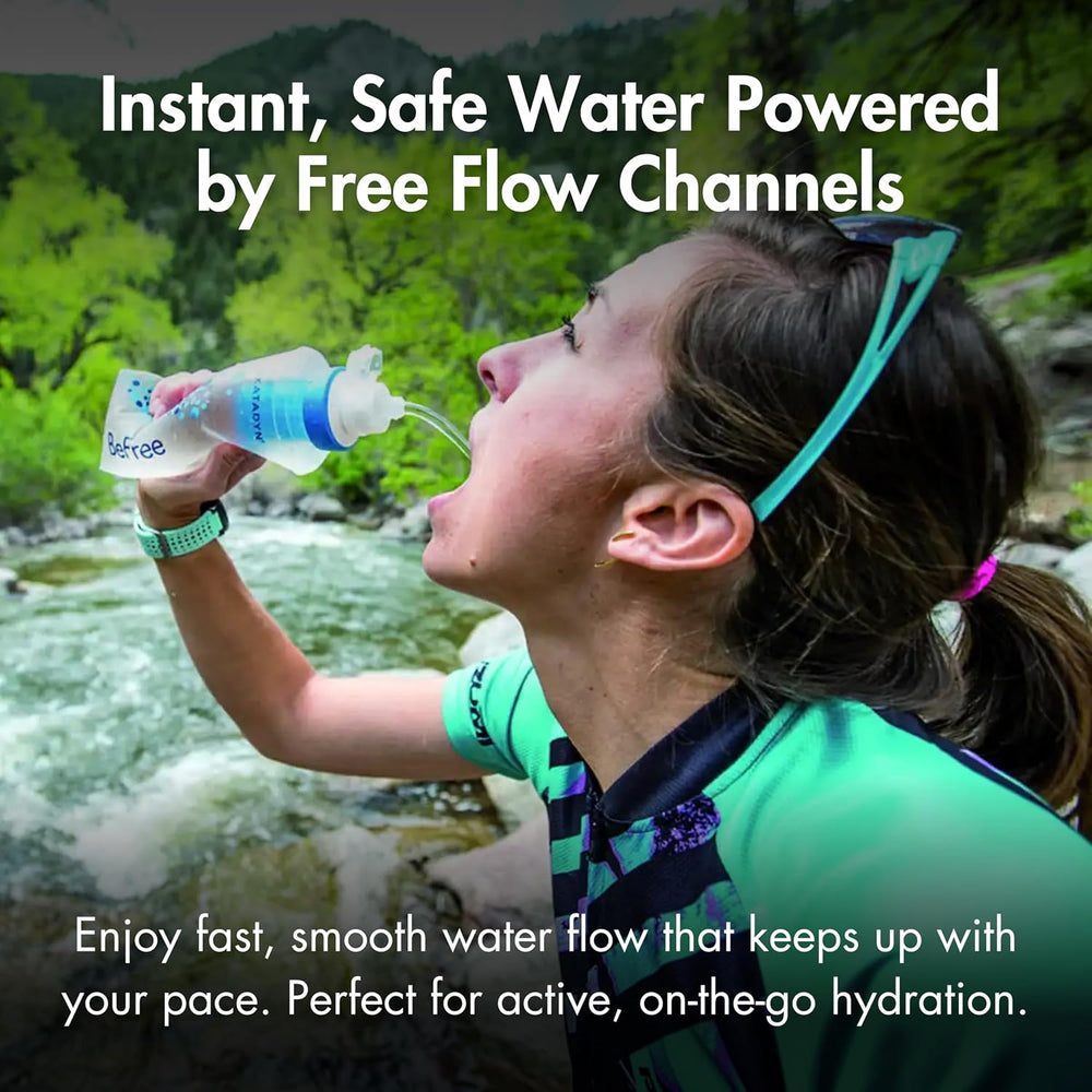 Katadyn BeFree Collapsible Water Filter Bottle 0.6L, Hiking & Trail Running