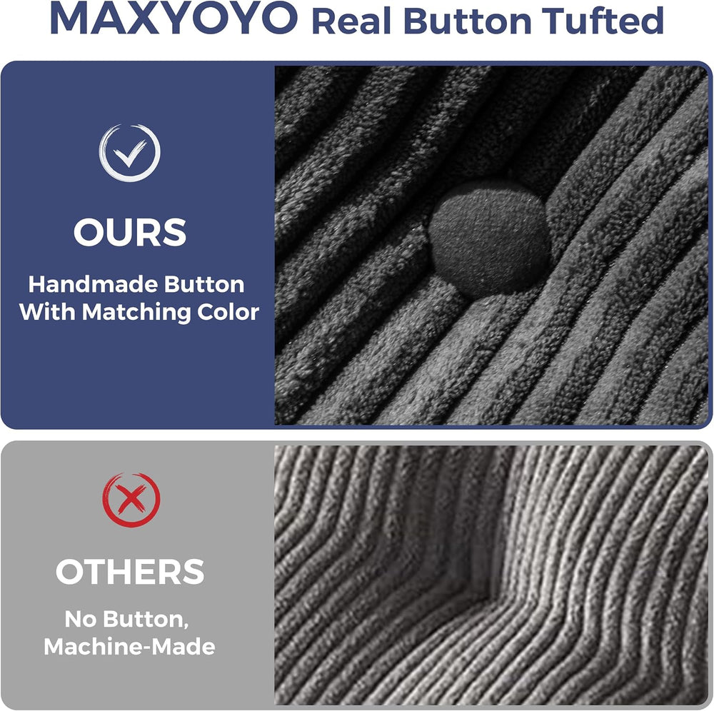 MAXYOYO Folding Sofa Bed, Convertible Chair Bed with Pillow