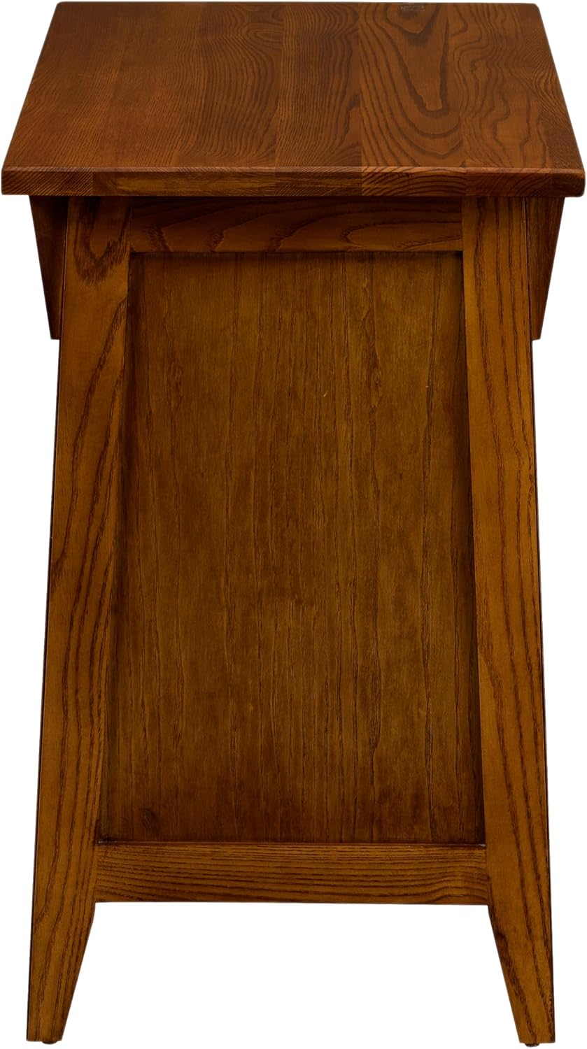 Leick Home Mission Cabinet End Table, 15", Russet