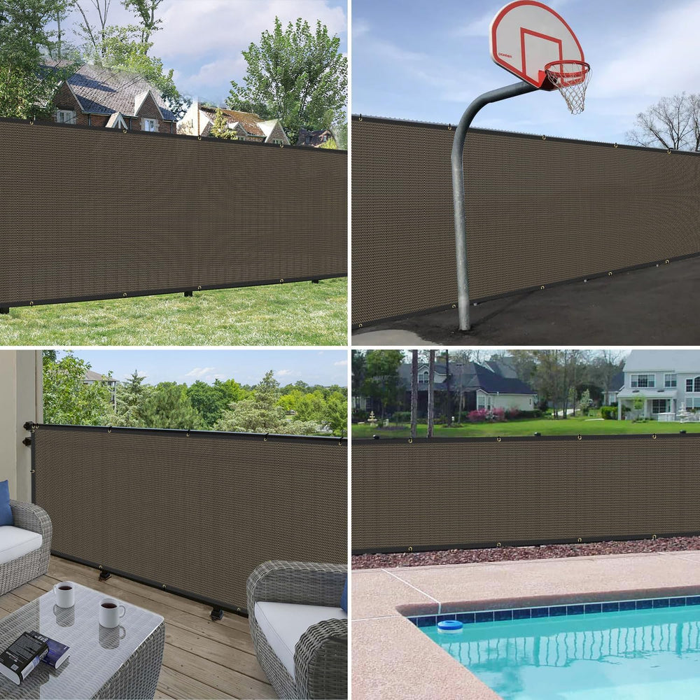 Windscreen4less 4' x 50' Privacy Fence Screen Heavy Duty Windscreen F...