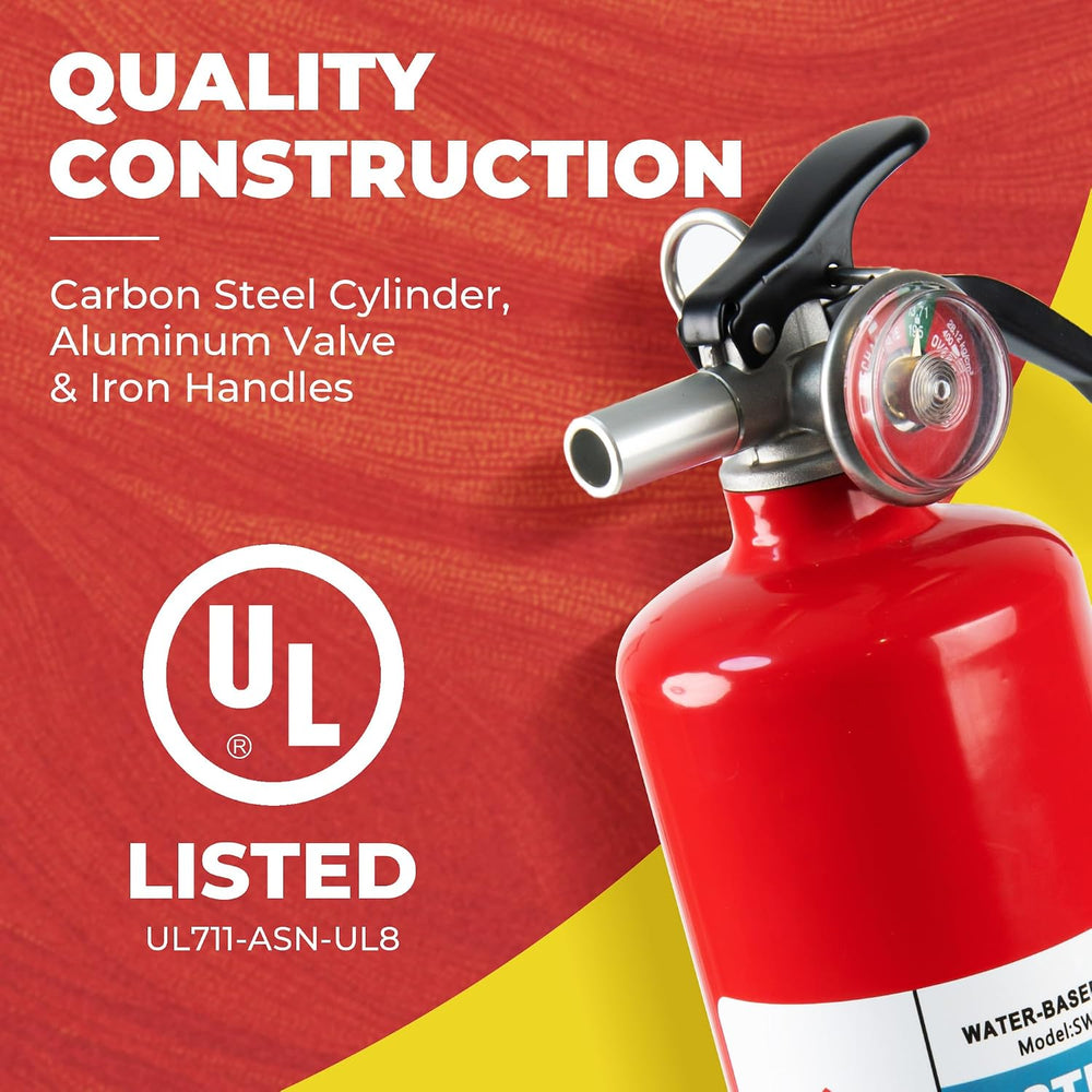 Safewayfire Fire Extinguisher for Home & Commercial Use, 2.5lb, 2-Pack