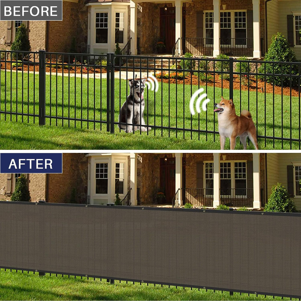Windscreen4less 4' x 50' Privacy Fence Screen Heavy Duty Windscreen F...