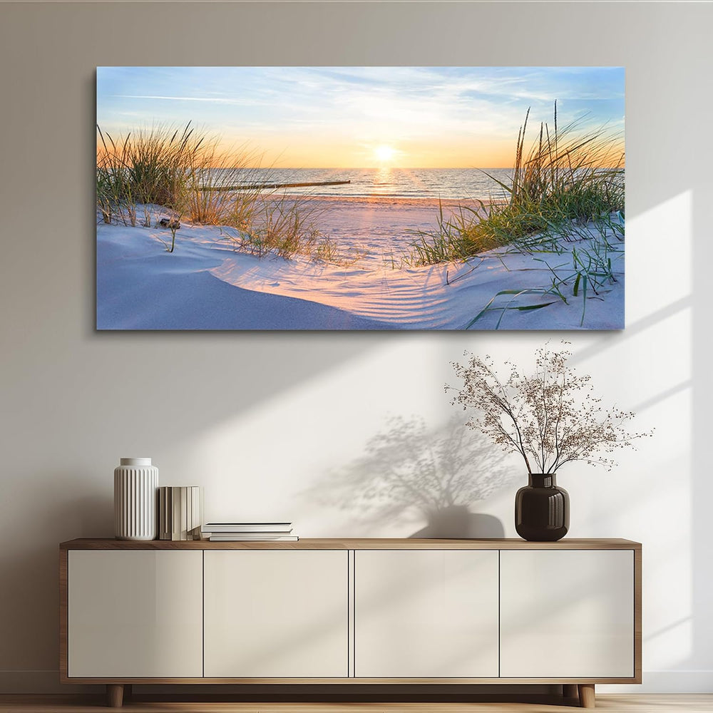 MHARTK66 Beach Canvas Wall Art For Living Room,Pictures for Bedroom,20"X...