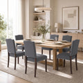 Upholstered Dining Chairs Set of 6 with Thickened Seat Cushion