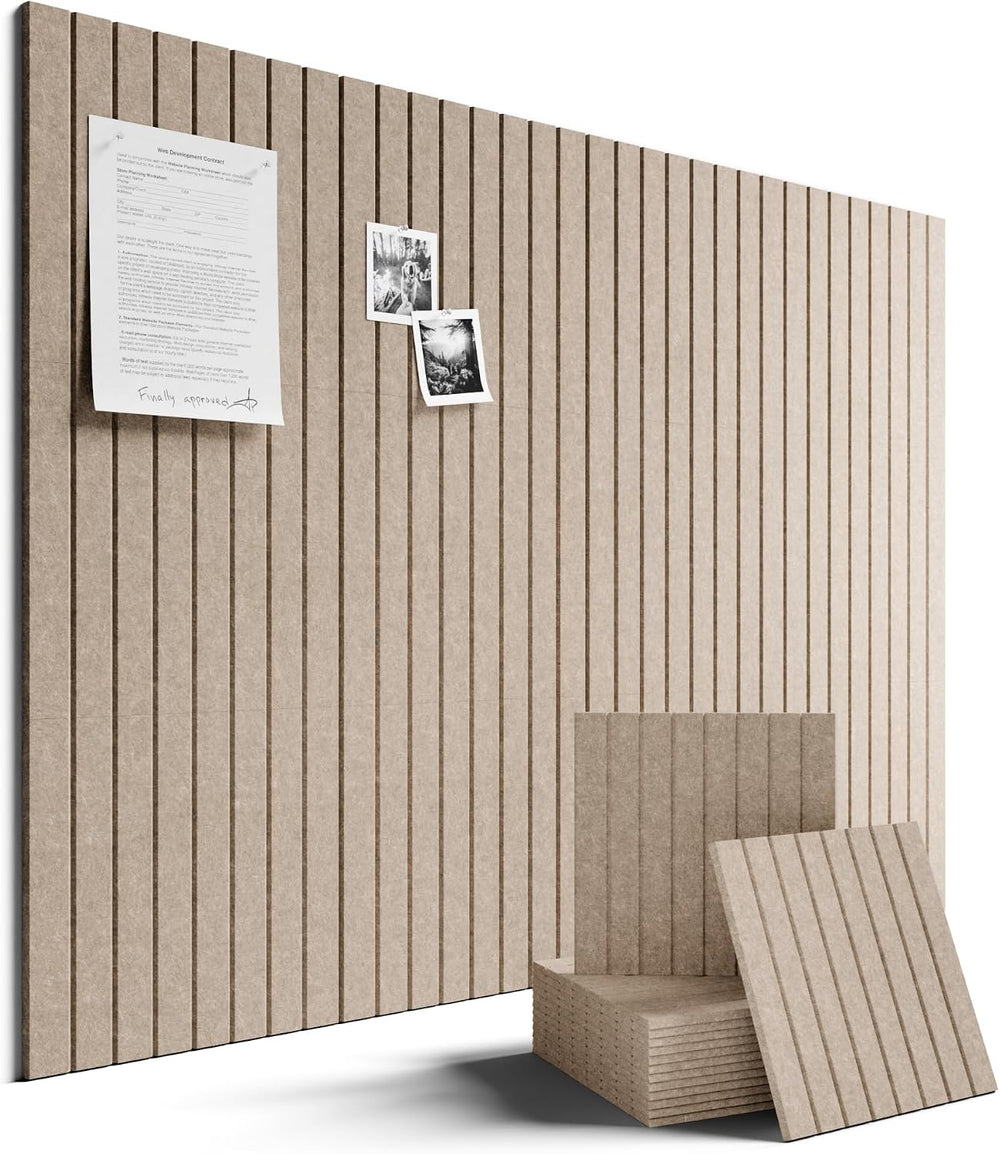 Fluxynara Felt Bulletin Board & Cork Board Alternative 48'' x 36&...