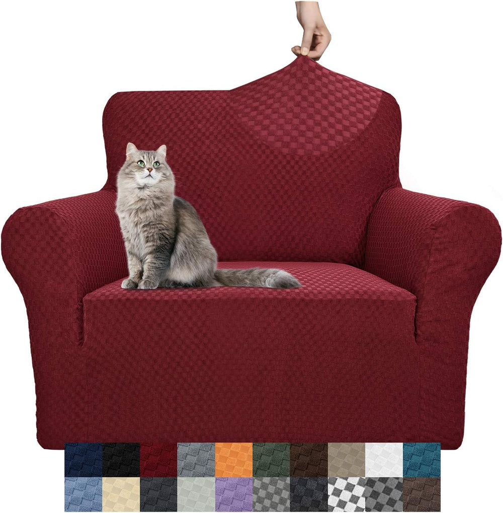 YEMYHOM Couch Cover Latest Jacquard Design High Stretch Sofa Chair Covers for...