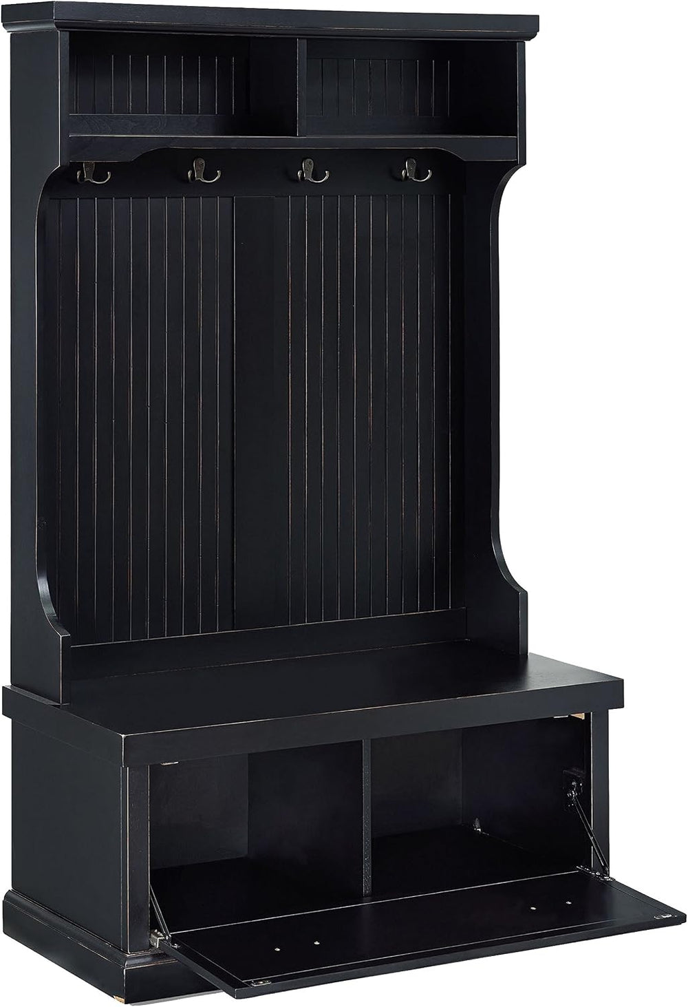 Crosley Furniture Seaside Hall Tree, Shoe Rack Bench