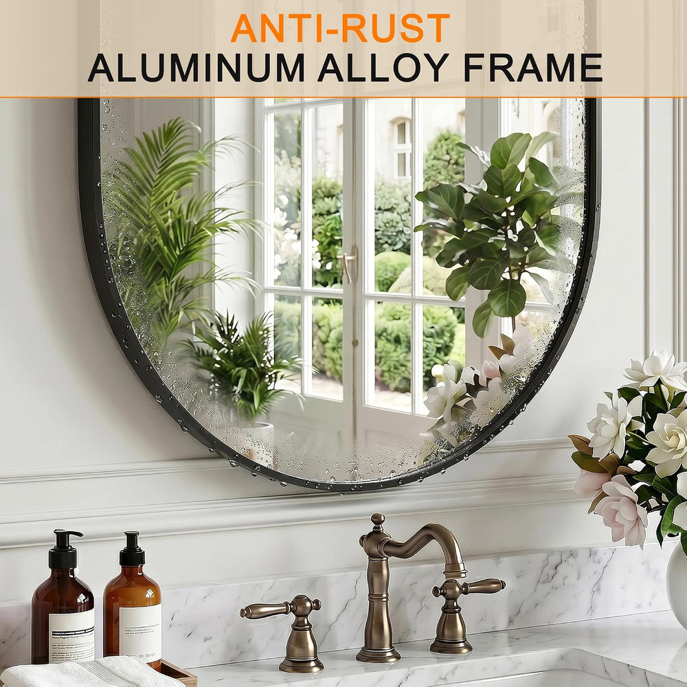 Oval Bathroom Mirror, 2 Pack 20"x30" Black Vanity Mirror for Over Sink