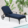 HOMEFUN Outdoor Chaise Lounge Chair Set of 1