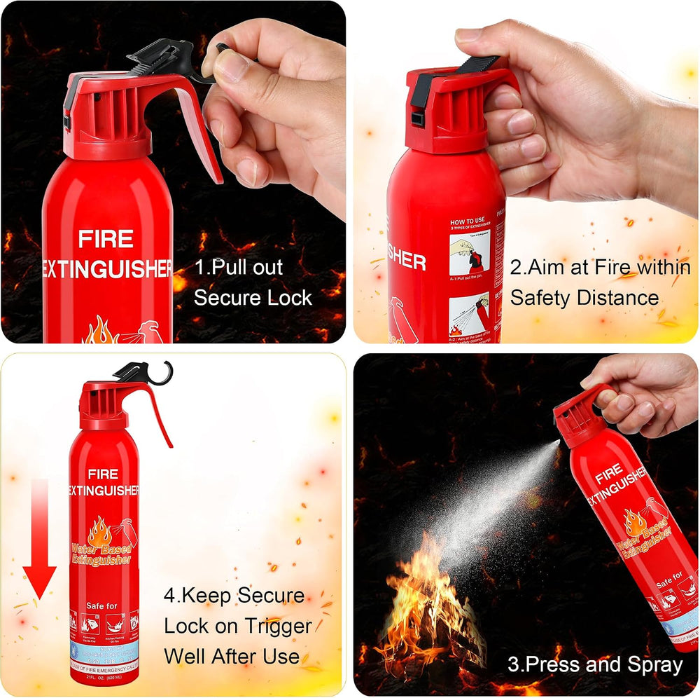 2 Pack Fire Extinguishers for Home with Mount