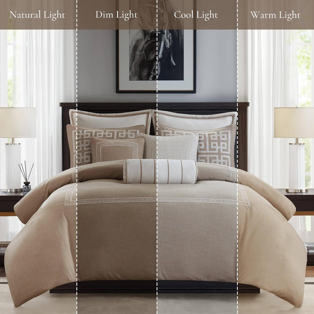 Madison Park Signature Oversized King Comforter Set, Luxury Hotel Style Beddi...