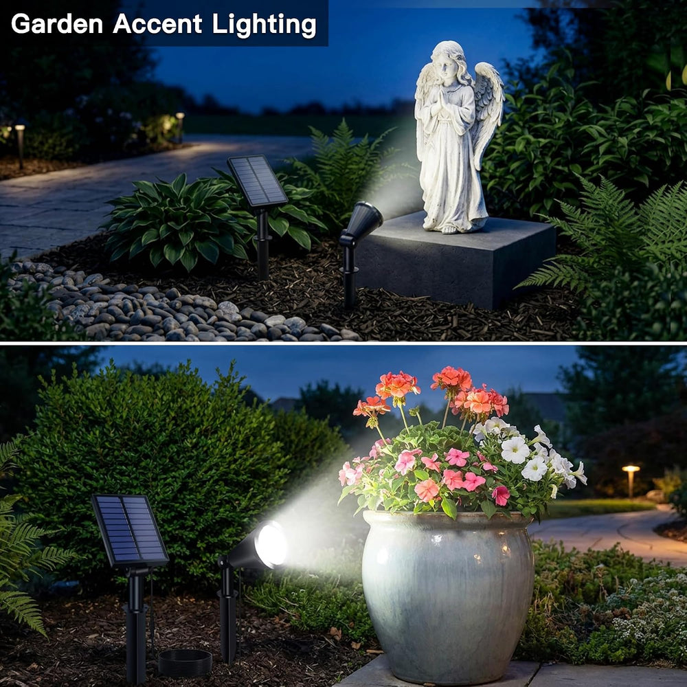 Solar Spot Lights Outdoor, Solar Lights for Yard, Solar Light for Flag