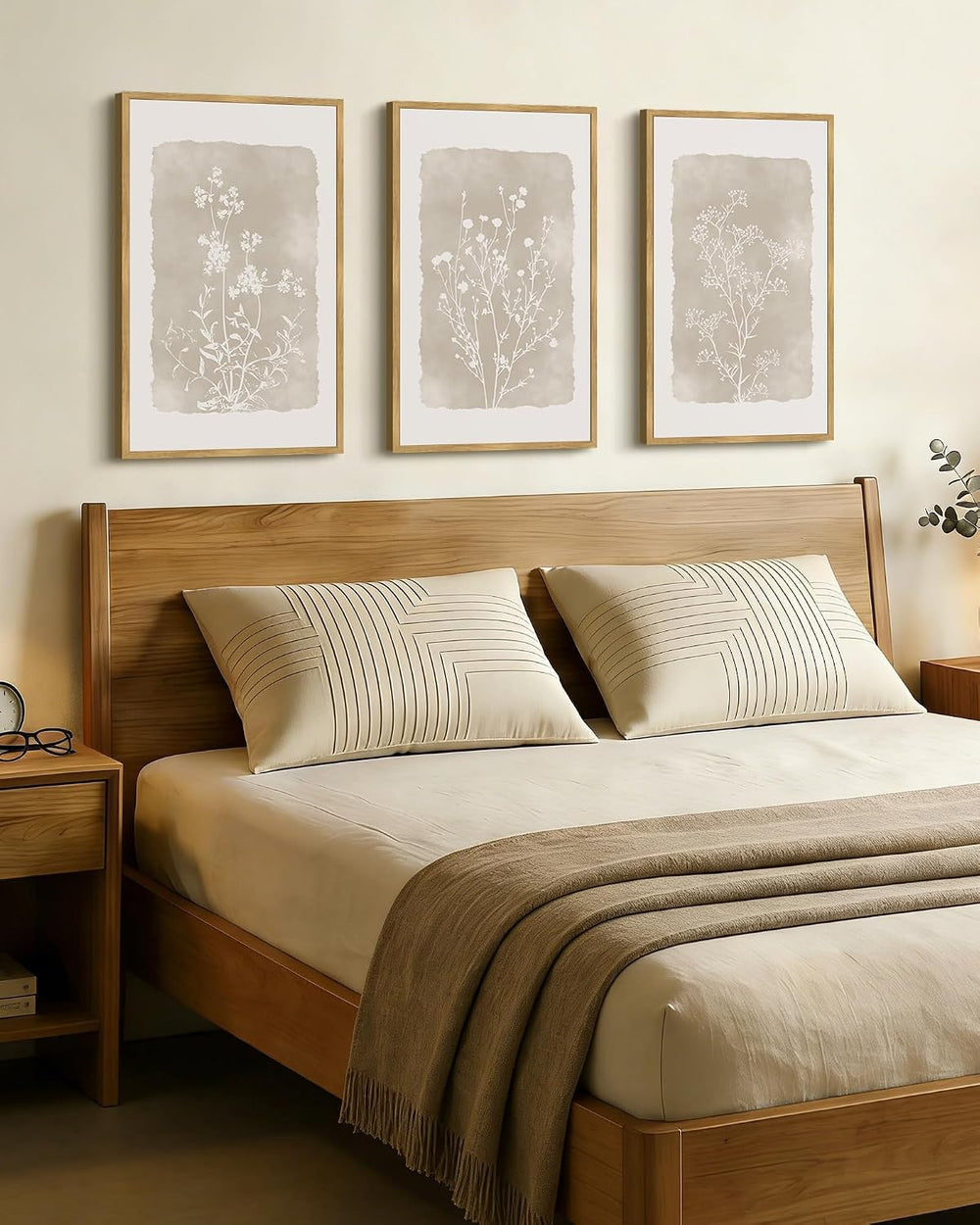 Drsoum Botanical Flower Wall Art Framed Vintage Floral Wall Prints Wildflower...