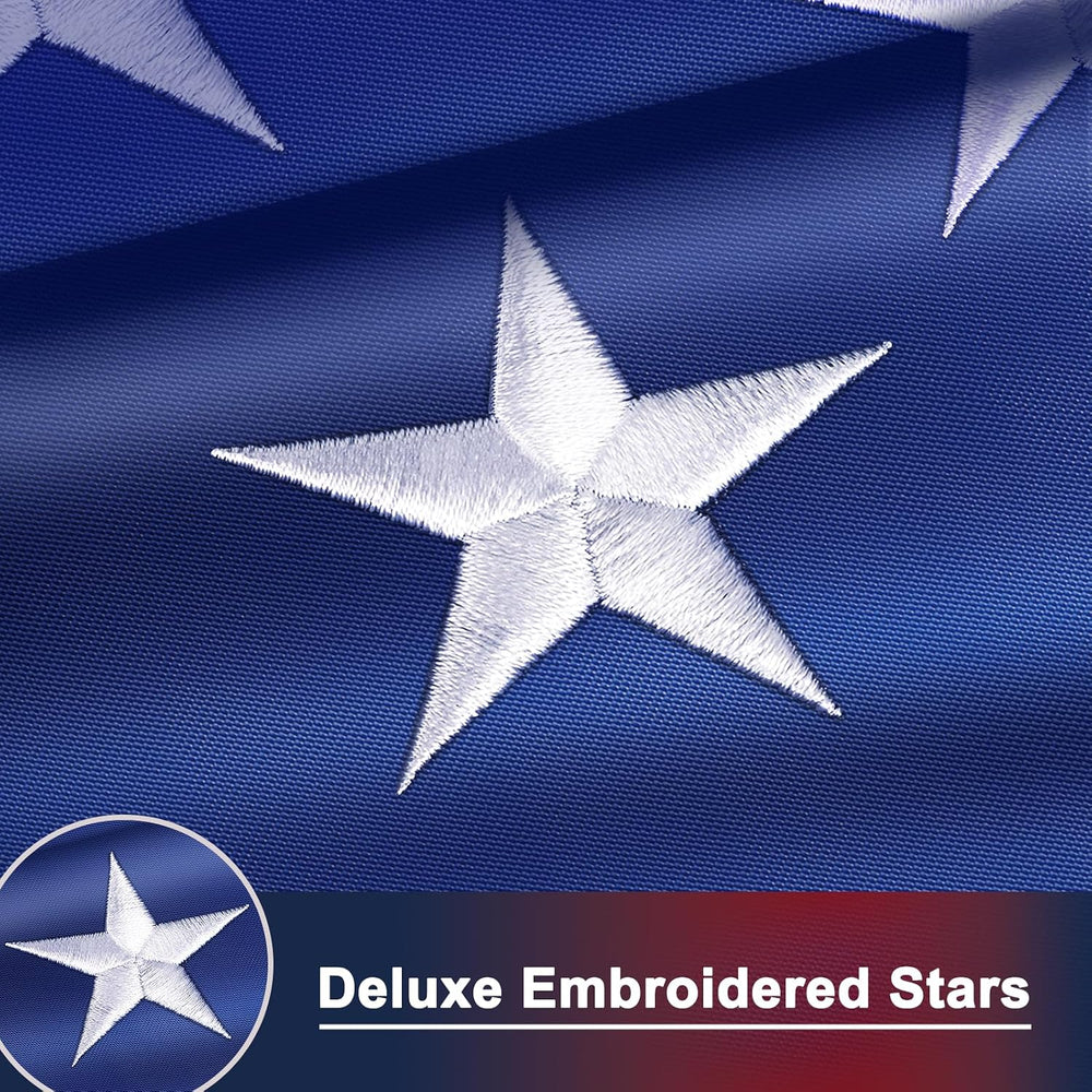 American Flag 5x8 FT Outdoor Heavy Duty, Premium USA Flag 5x8 FT 420D Nylon, ...