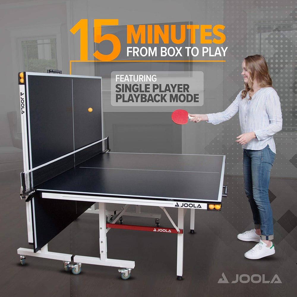JOOLA Rally TL Professional MDF Indoor Ping Pong Table w/Quick Clamp Table Te...