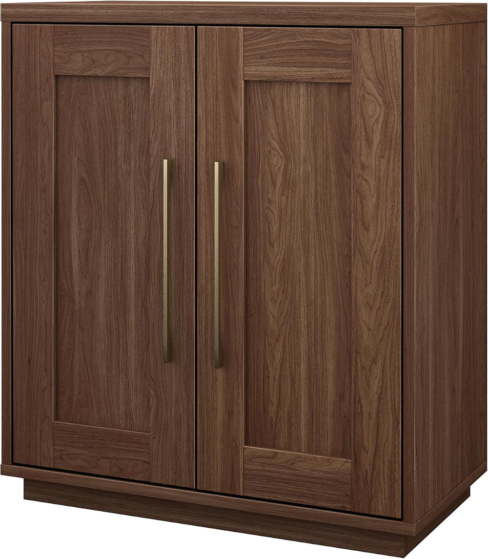 Henn&Hart 28" Accent Cabinet, Sideboard Buffet, Medium Walnut