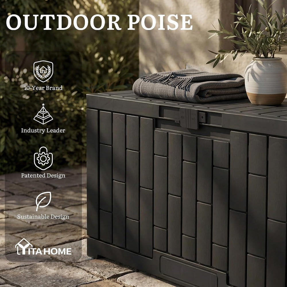 YITAHOME 60 Gallon Outdoor Storage Box