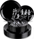 Hioasis 125 Pcs Halloween Plates for Party