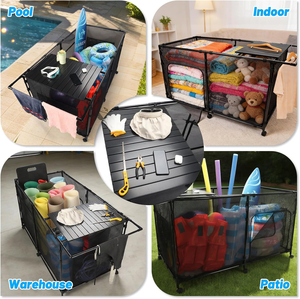 270Gal Pool Float Storage, Pool Storage, Pool Float Holder (Iron)