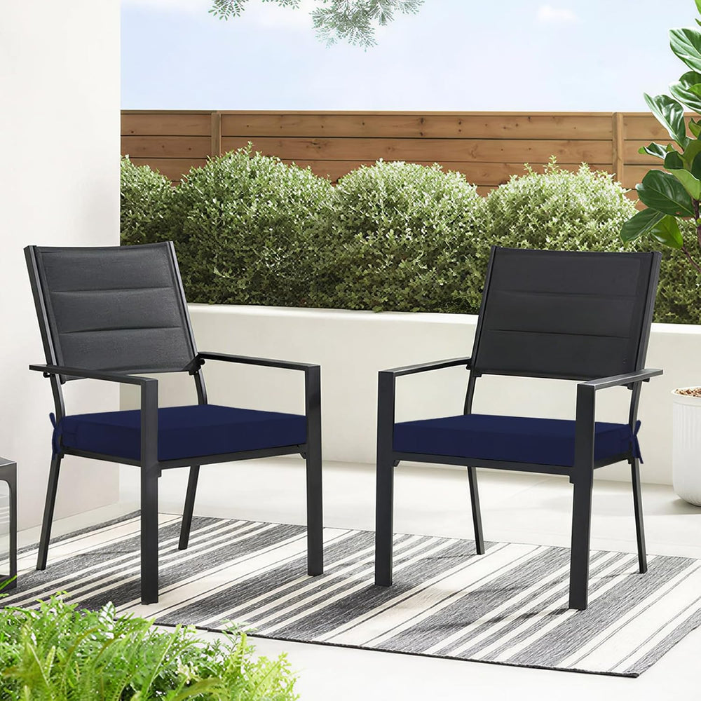 Basic Beyond Outdoor Chair Cushions for Patio Furniture, Waterproof Outdoor S...