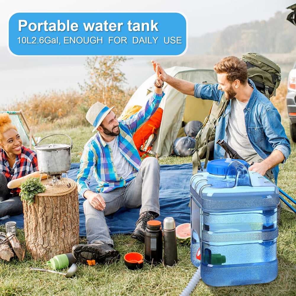 2 Pcs Water Storage Containers, 2.6 Gallon Each/ 5.2 Gallon Total