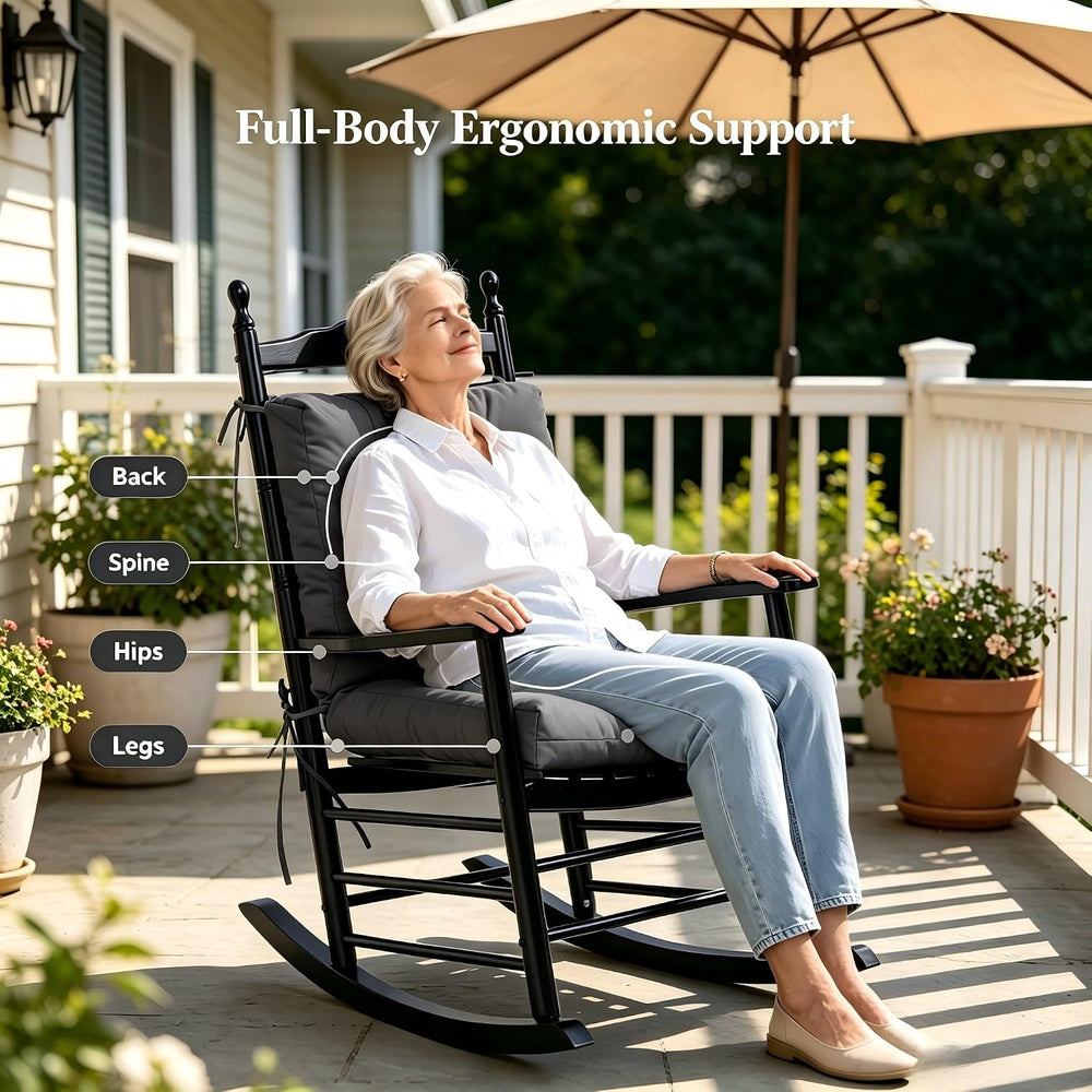 QILLOWAY Outdoor Chair Cushion for Patio Furniture, Waterproof Patio Cushions...