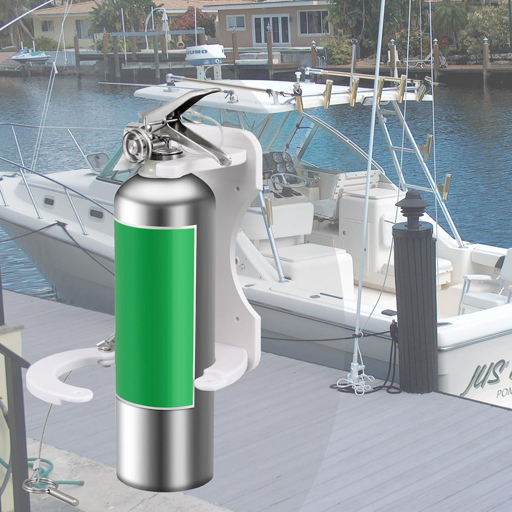 Boat Nylon Fire Extinguisher Bracket,Mounting Bracket with Quick Release Pin,...