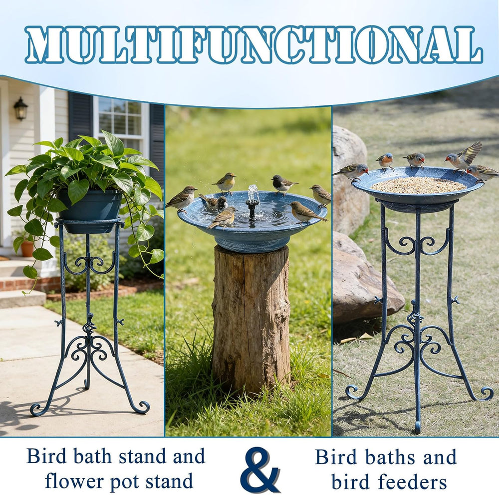 Multifunctional Solar Bird Bath, Solar Powered Bird Bath Fountain